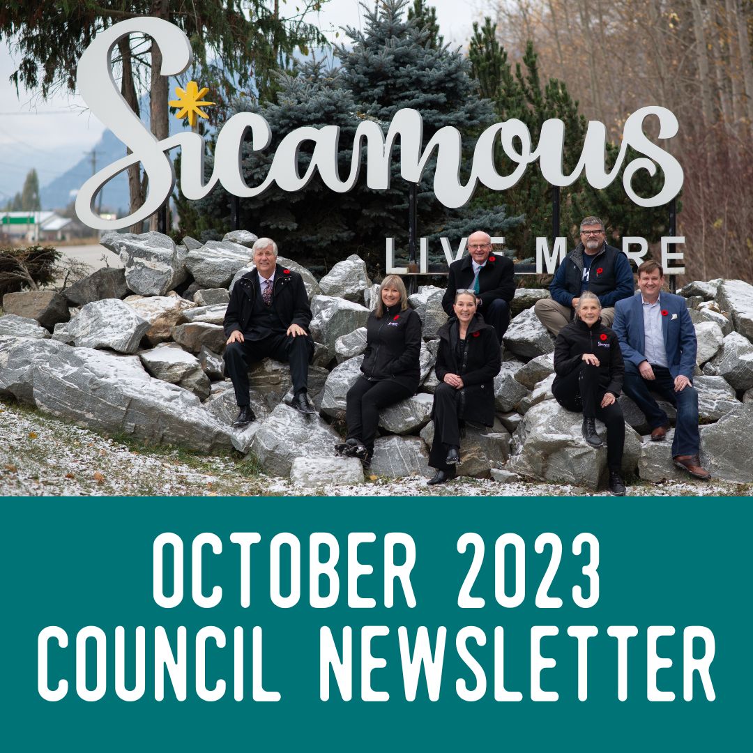 October 2023 Council Newsletter News District Of Sicamous