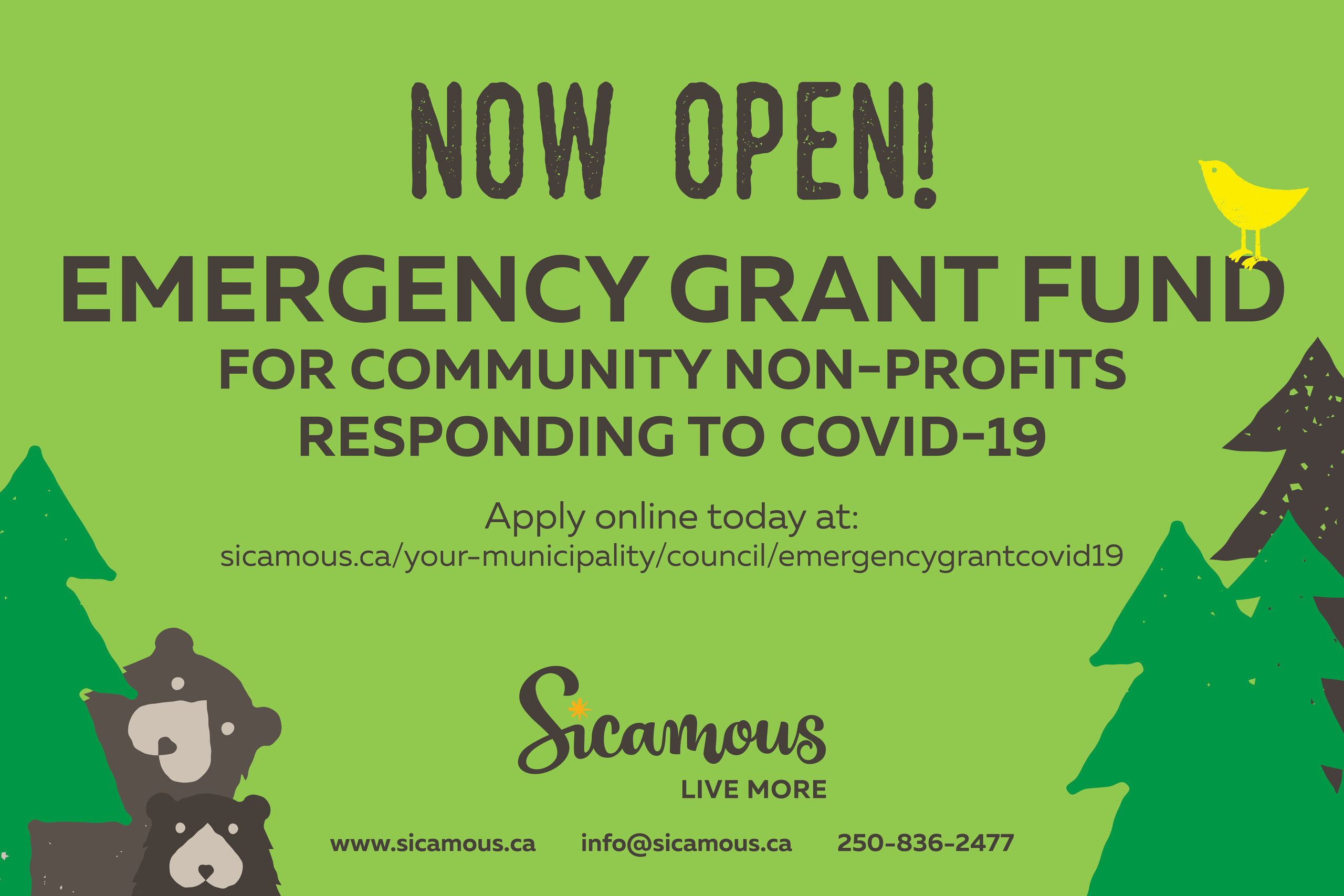 Now Open - Emergency Grants For Community Non-Profits Responding To ...