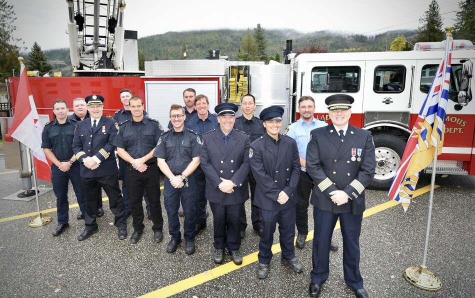 Sicamous Fire Rescue Members at 2024 Open House