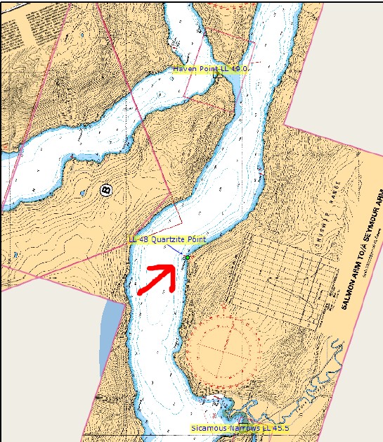 Quartzite Point Navigational Aid Outage: News - District Of Sicamous