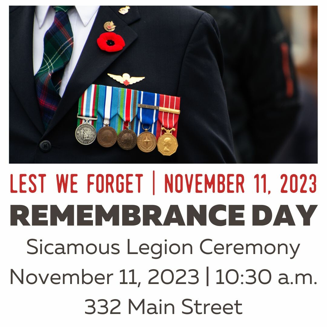 Remembrance Day 2023 News District of Sicamous
